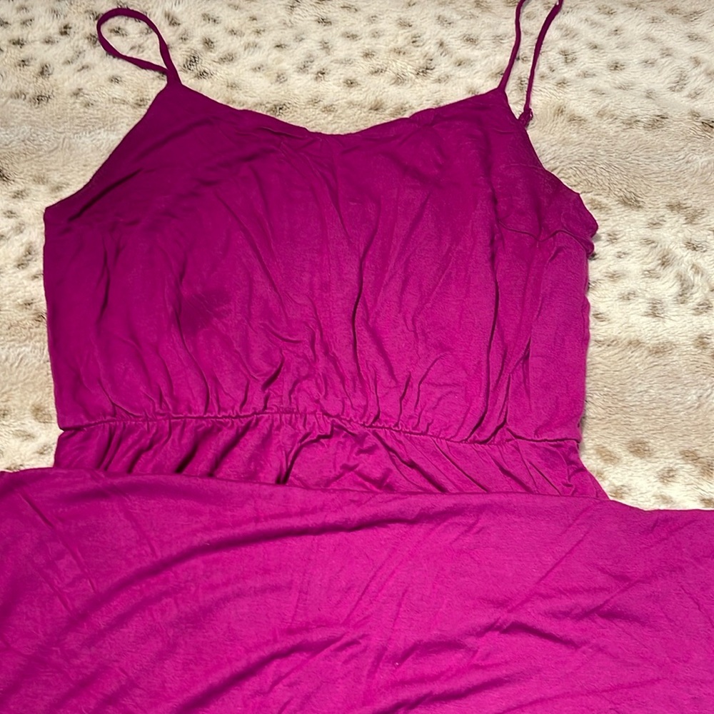 Gap L Women’s purple rayon maxi dress